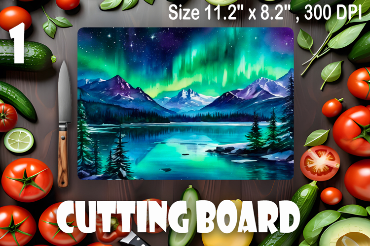 American landscape cutting board design - cutting board desi