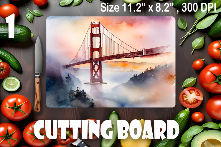 American landscape cutting board design - cutting board desi