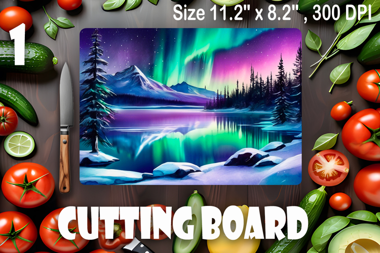 American landscape cutting board design - cutting board desi
