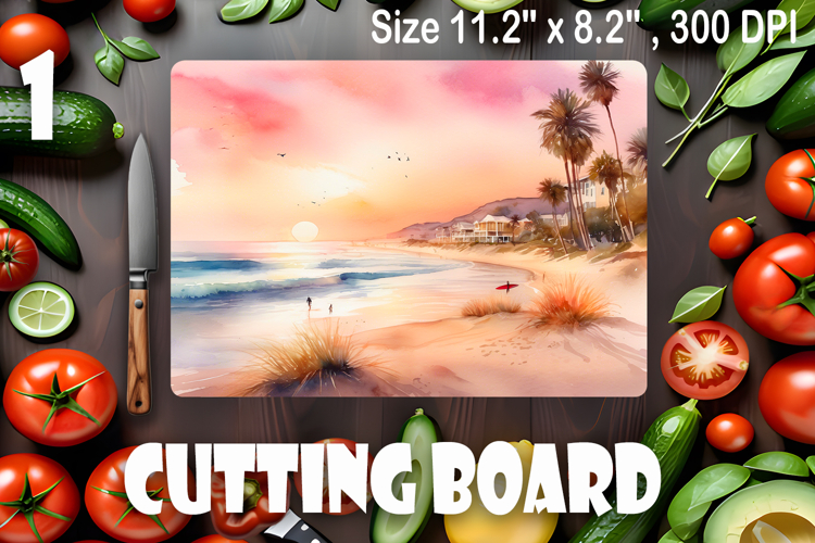 American landscape cutting board design - cutting board desi