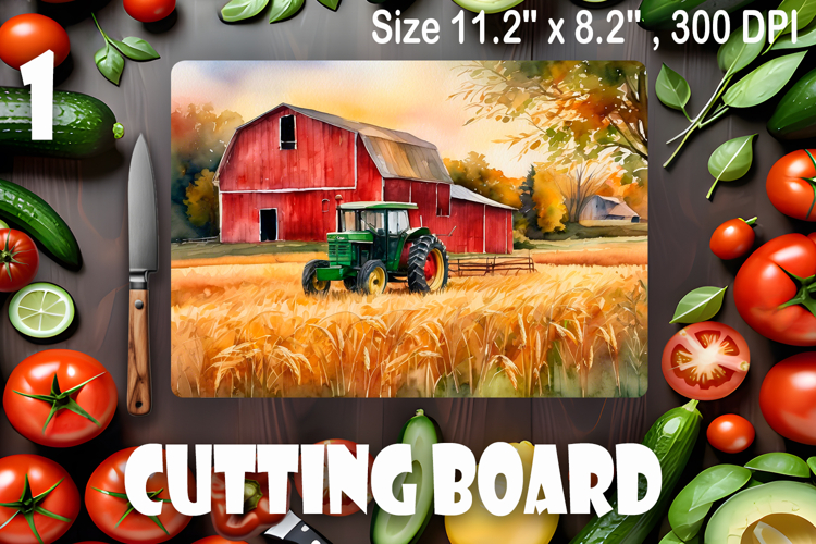 American landscape cutting board design - cutting board desi
