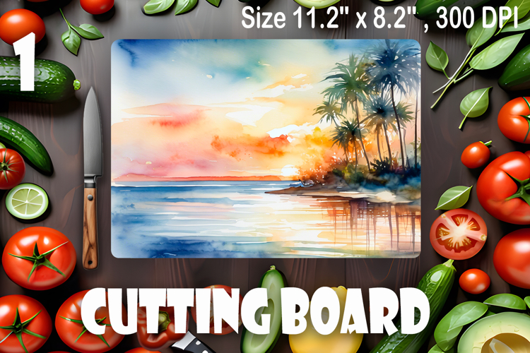 American landscape cutting board design - cutting board desi