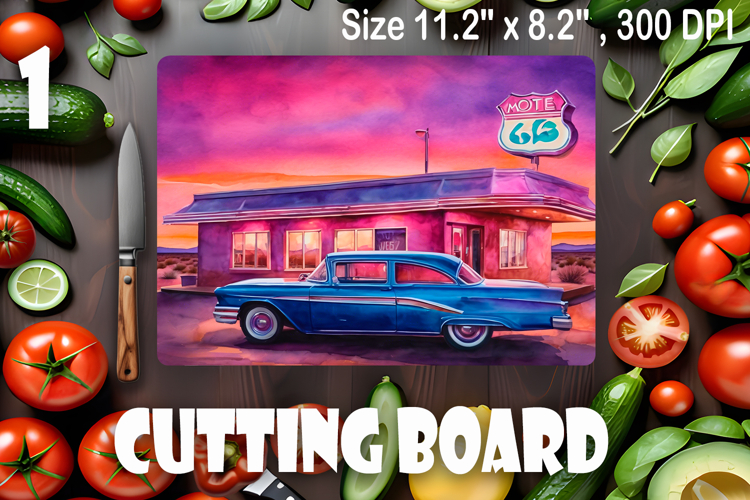 American landscape cutting board design - cutting board desi