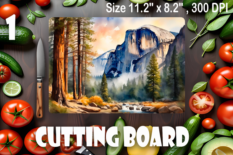 American landscape cutting board design - cutting board desi