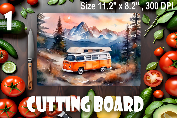 American landscape cutting board design - cutting board desi
