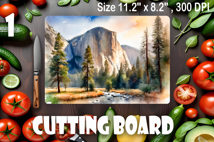 American landscape cutting board design - cutting board desi