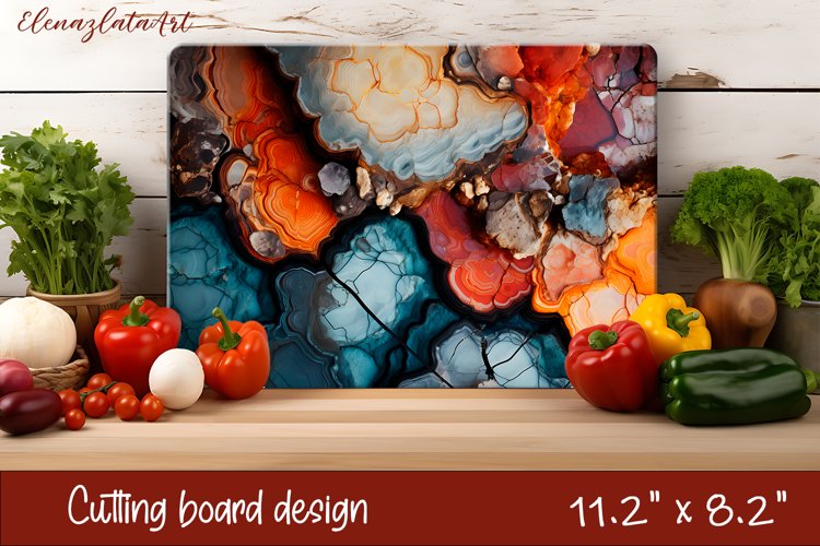 3d Stones Cutting Board. Stones Cutting Board Sublimation example image 1