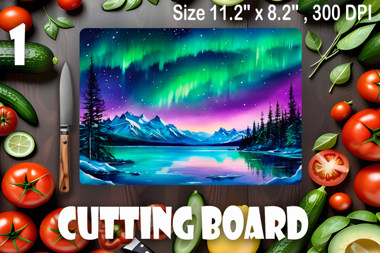 American landscape cutting board design - cutting board desi