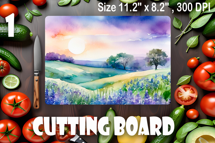 American landscape cutting board design - cutting board desi
