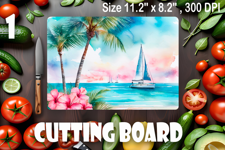 American landscape cutting board design - cutting board desi