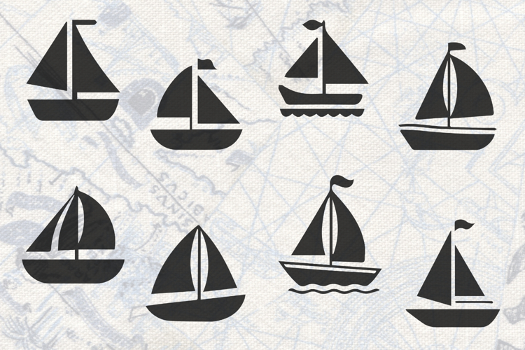 Boats Collection SVG