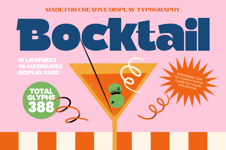 Bocktail - Sans Serif Display