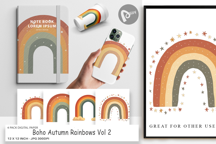 Rainbows Clipart Image 6