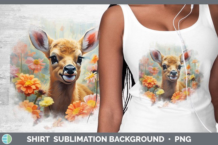 Boho Baby Elk Shirt Sublimation Sublimation Background Desig