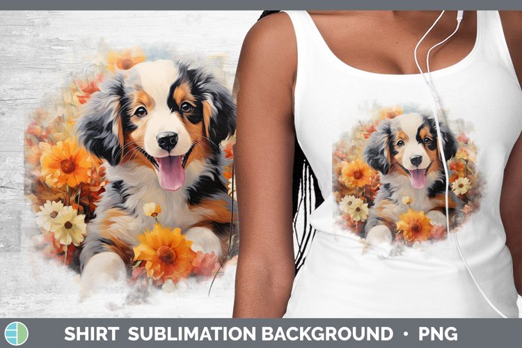 Boho Baby Puppy Shirt Sublimation Sublimation Background Des
