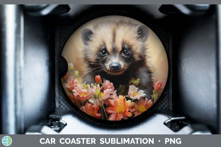 Boho Baby Wolverine Car Coaster Sublimation Coaster Designs