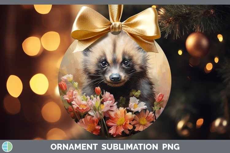 Boho Baby Wolverine Ornament Sublimation Bauble Designs