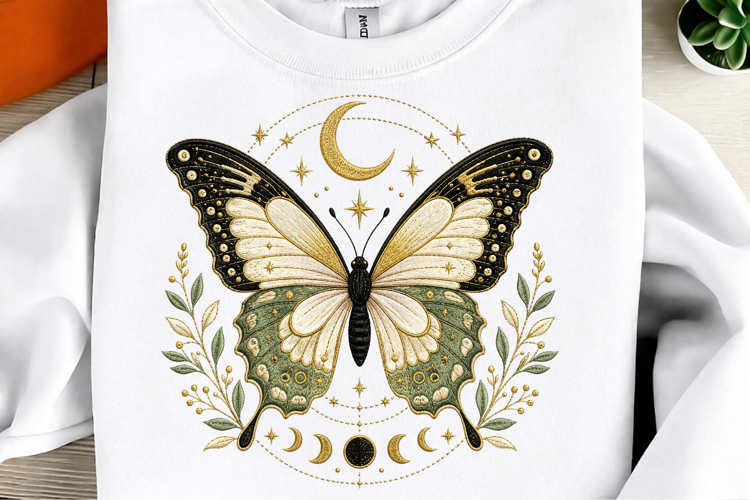 Boho Butterfly PNG Design