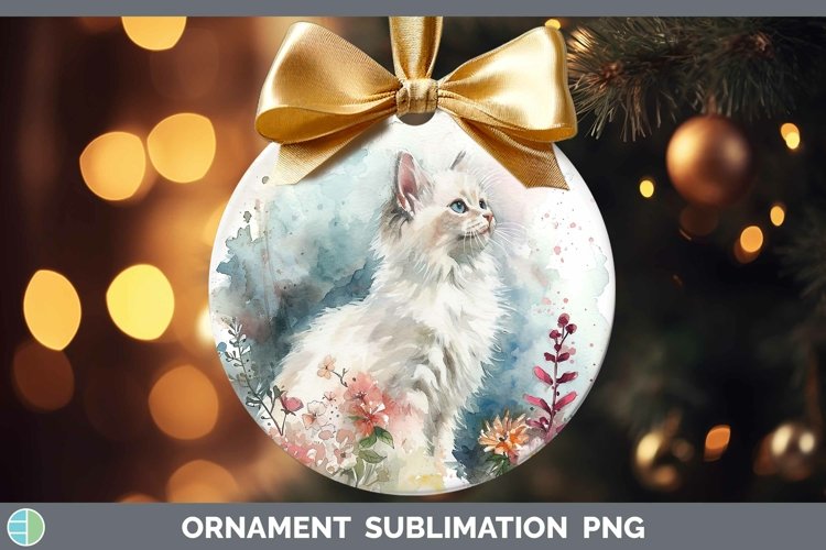 GorgeousBoho Cat Ornament design.