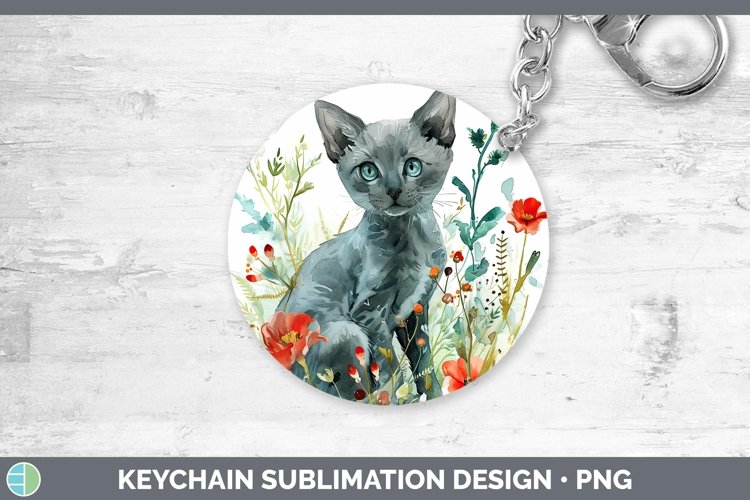 GorgeousBoho Cat Keychain design.