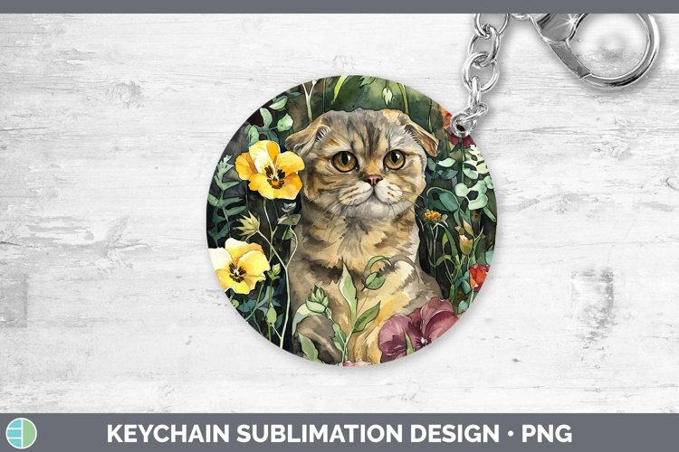 GorgeousBoho Cat Keychain design.