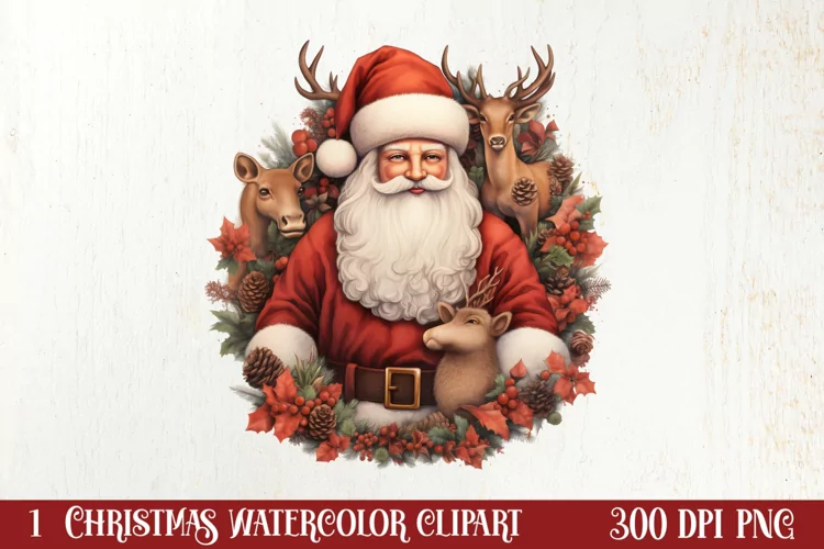 Boho Fairy Christmas Clipart Sublimation, Christmas Clipart