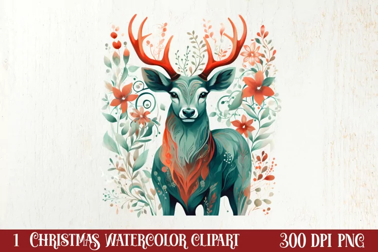 Boho Fairy Christmas Clipart Sublimation, Christmas Clipart