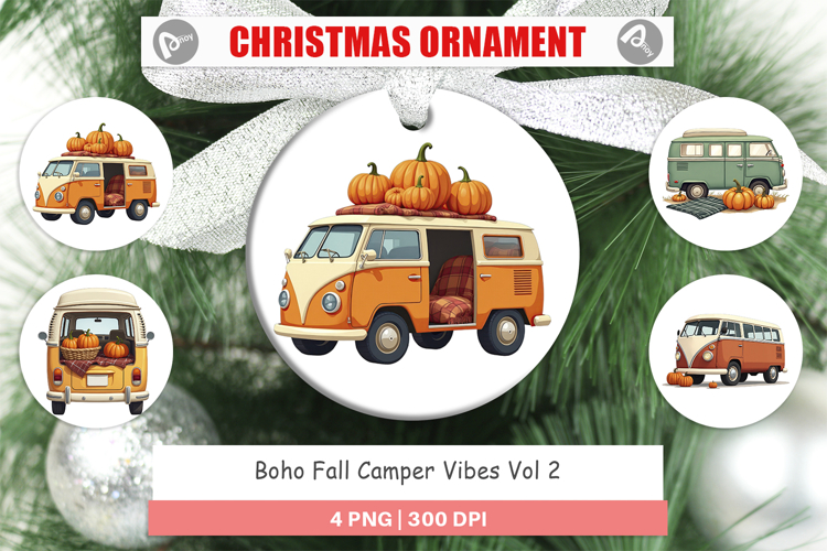 Ornament Boho Fall Camper