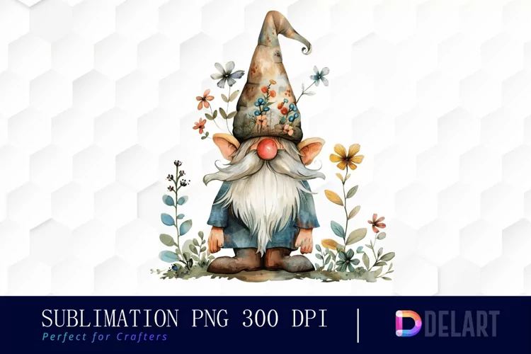 Boho Gnome Illustration Clipart