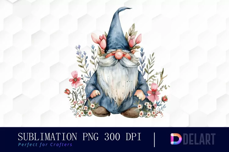Boho Gnome Illustration Clipart