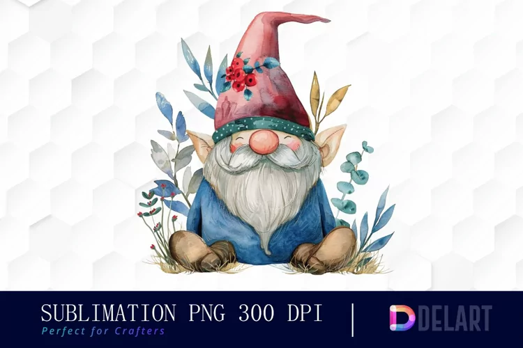 Boho Gnome Illustration Clipart