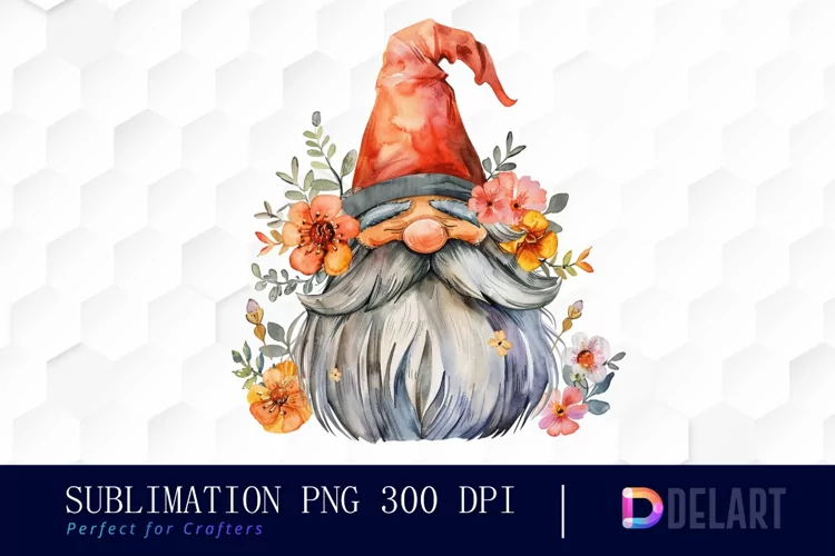 Boho Gnome Illustration Clipart