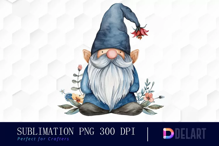 Boho Gnome Illustration Clipart