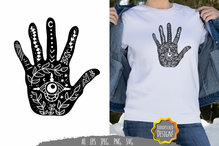 Hand Svg Image 9