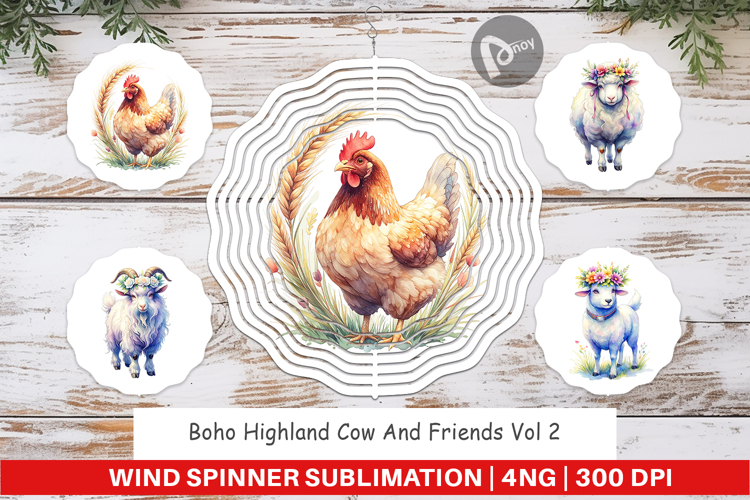 Cow Sublimation Designs Image 9