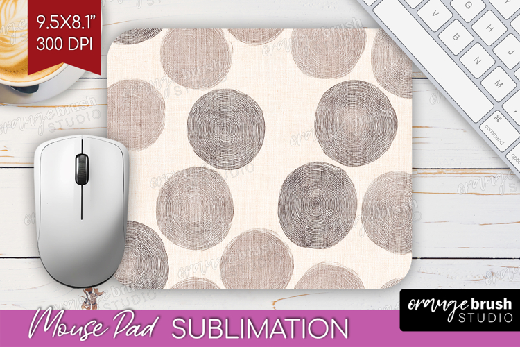 Boho Aesthetic Mouse Pad Sublimation - Minimalist Mousepad