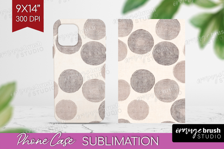 Boho Aesthetic Phone Case PNG - Minimalist Case PNG