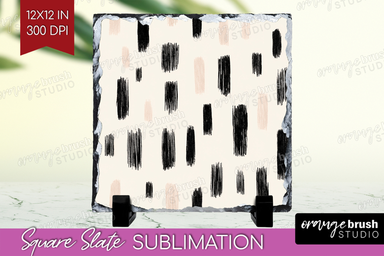 Boho Aesthetic Slate PNG - Minimalist Square Slate