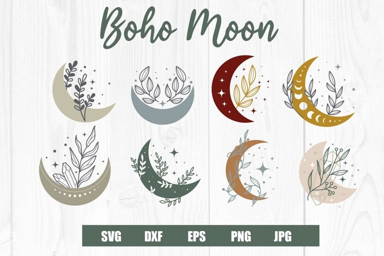 Boho Moon svg Bundle