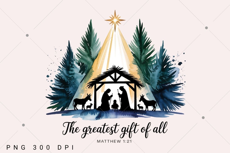 Christmas Religious Clipart Image 14
