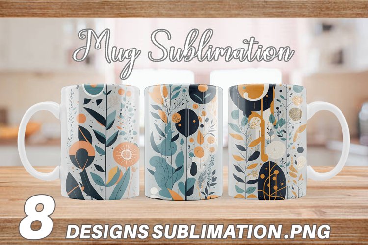 Boho Organic Shape | Mug sublimation design