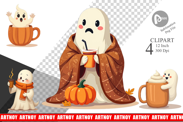 Ghosts Clipart Image 6