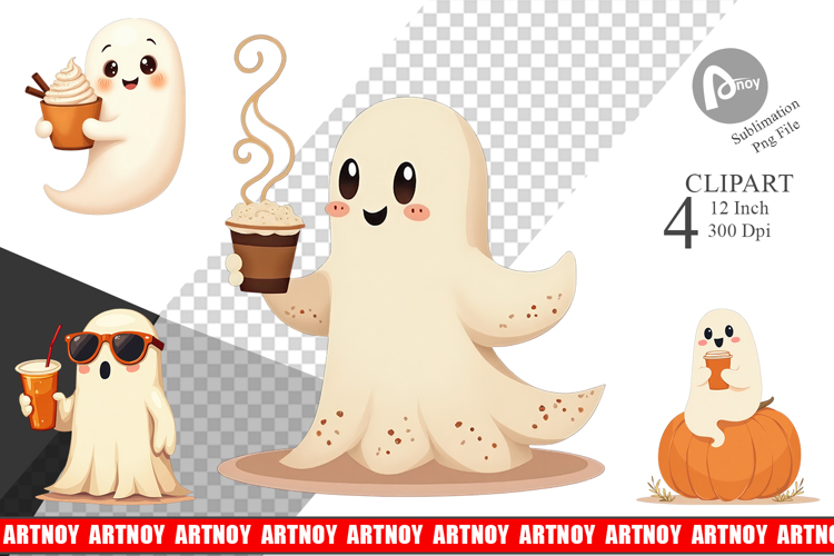 Ghosts Clipart Image 5
