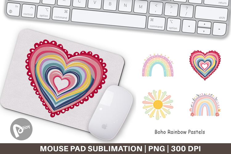 Boho Rainbow Clipart Image 23
