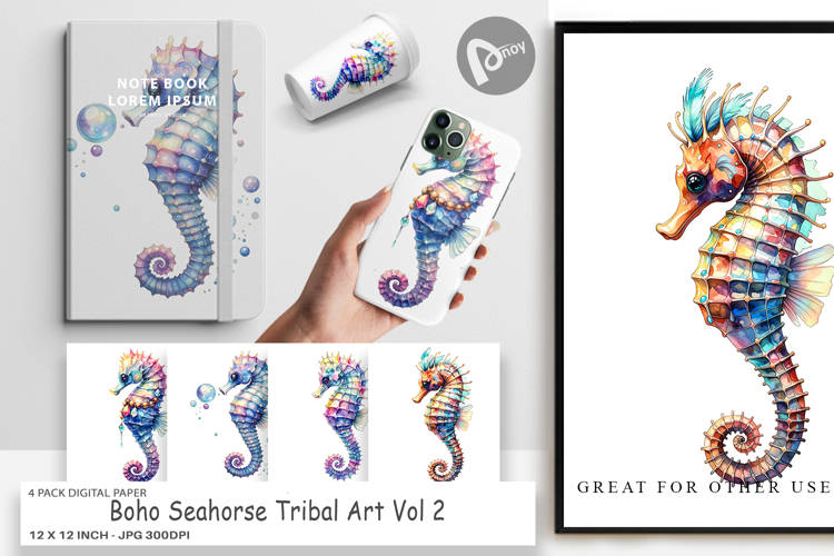 Boho Scrapbook Paper Image 10