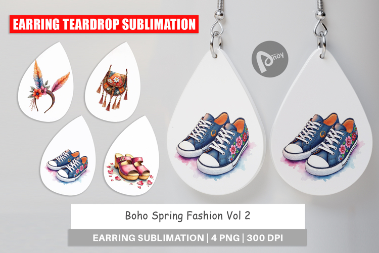 Boho Spring Fashion 70s Earring