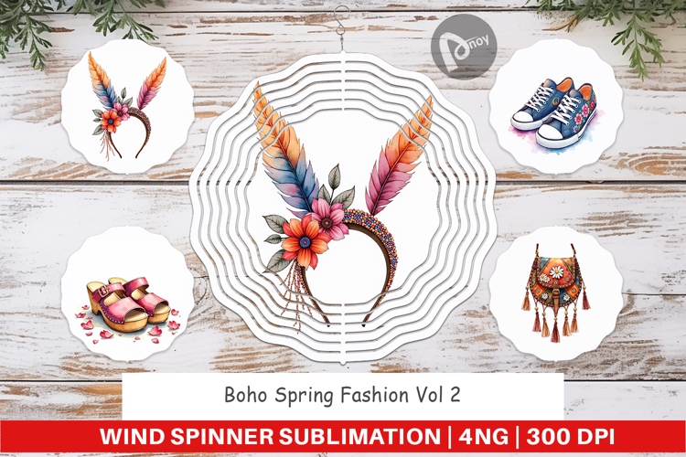 Boho Spring Fashion 70s Wind Spinner