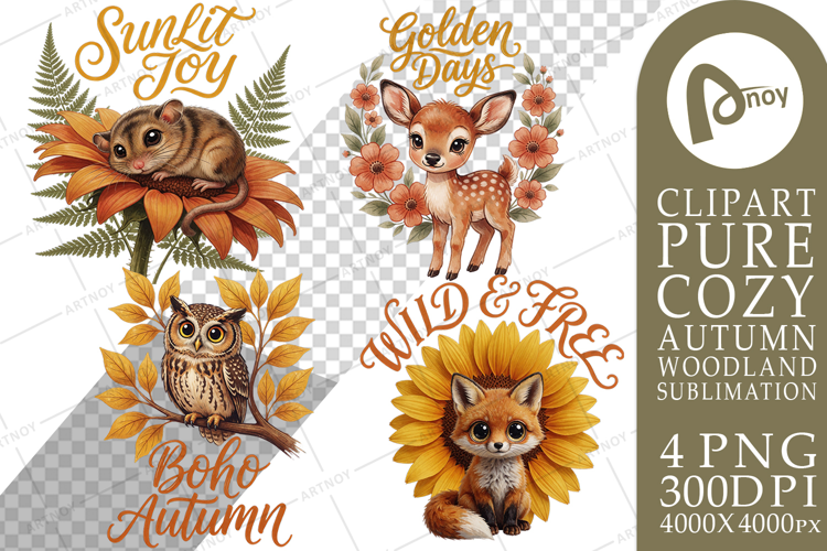 Sunflower Woodland Sublimation