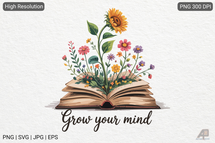 Boho Retro Flowers Inspirational Quotes