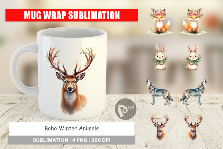 Winter Animals Clipart Image 2